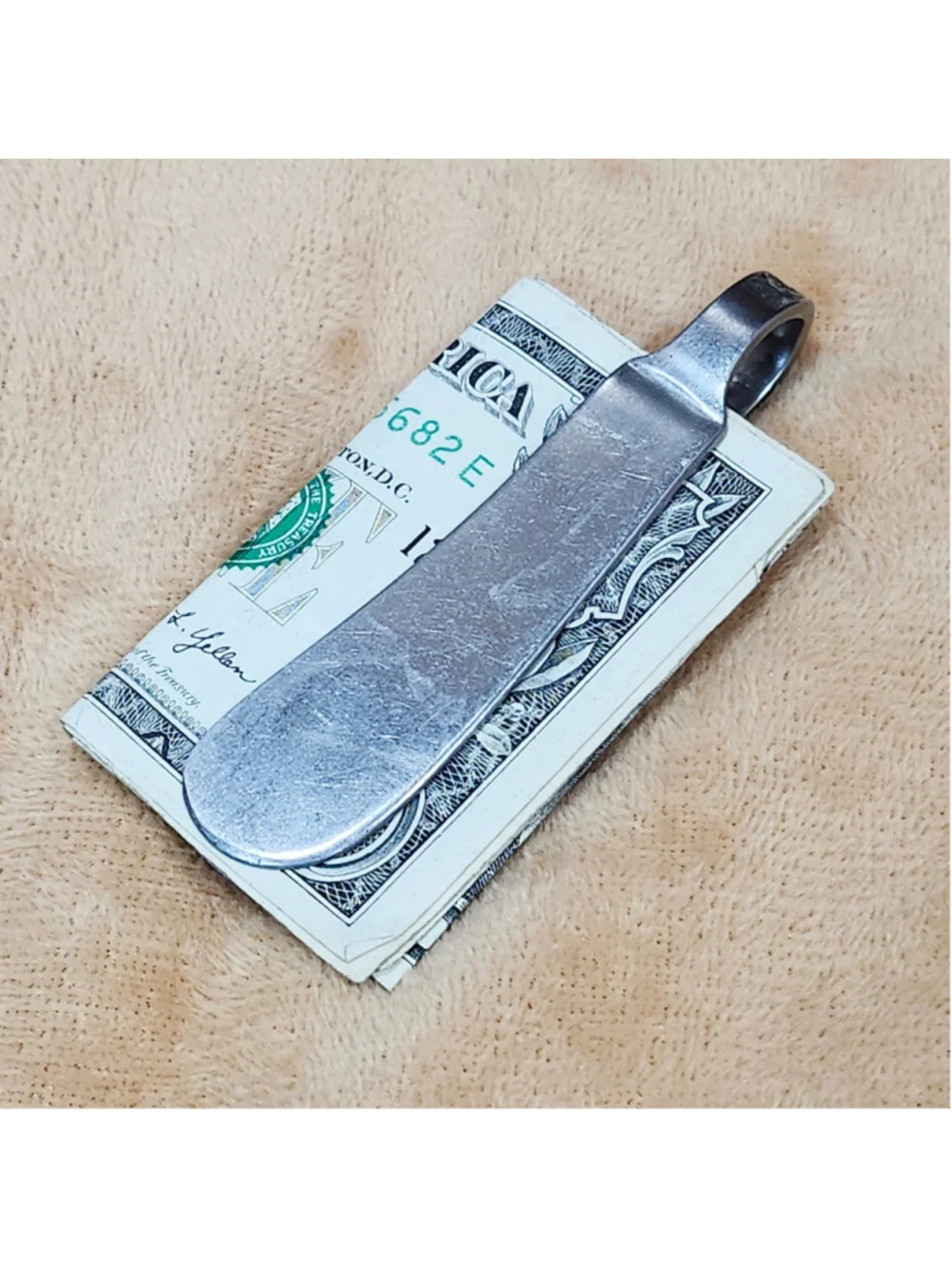 Silverwear Money Clip / card Holder handmade Accessory